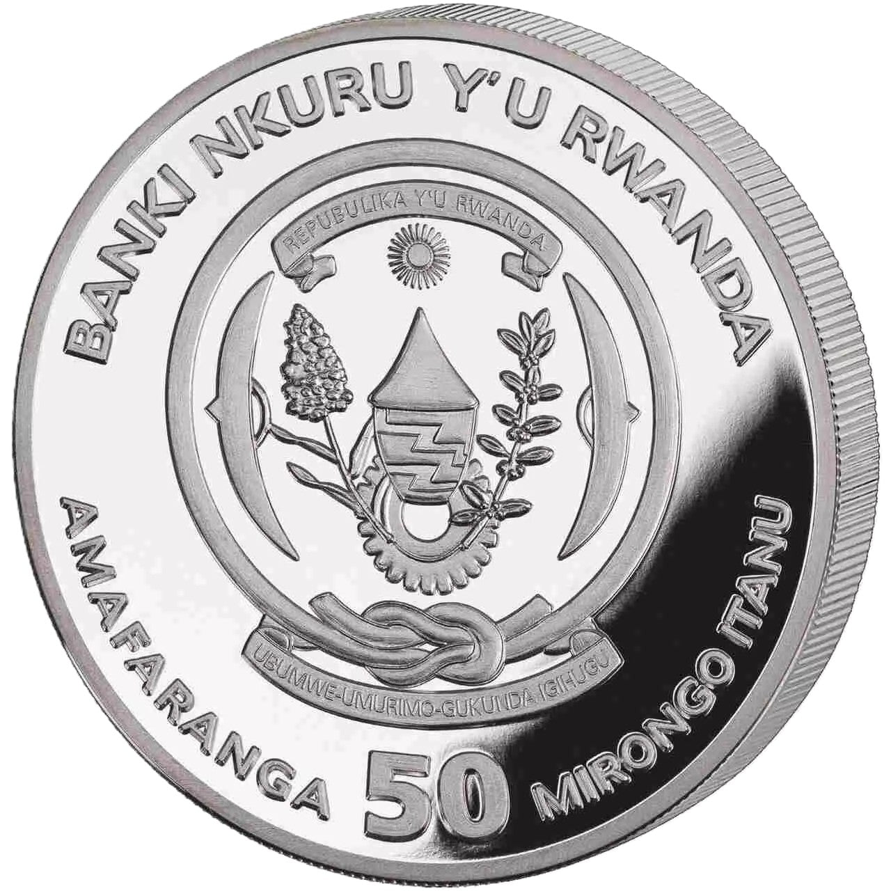 Ruanda African Ounce - Tüpfelhyäne -  2026 1 oz Silbermünze Proof***