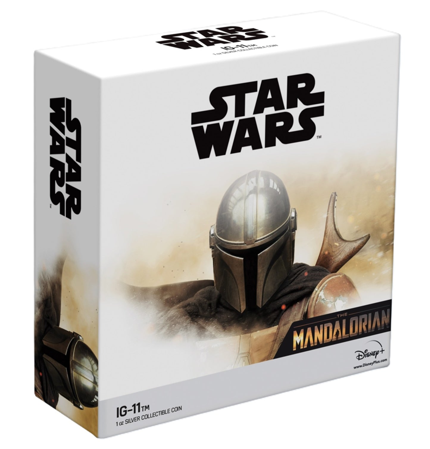 Niue Islands 2 Dollar Star Wars Mandalorian (3) IG-11 Color Proof 1 Oz Silver 2021*