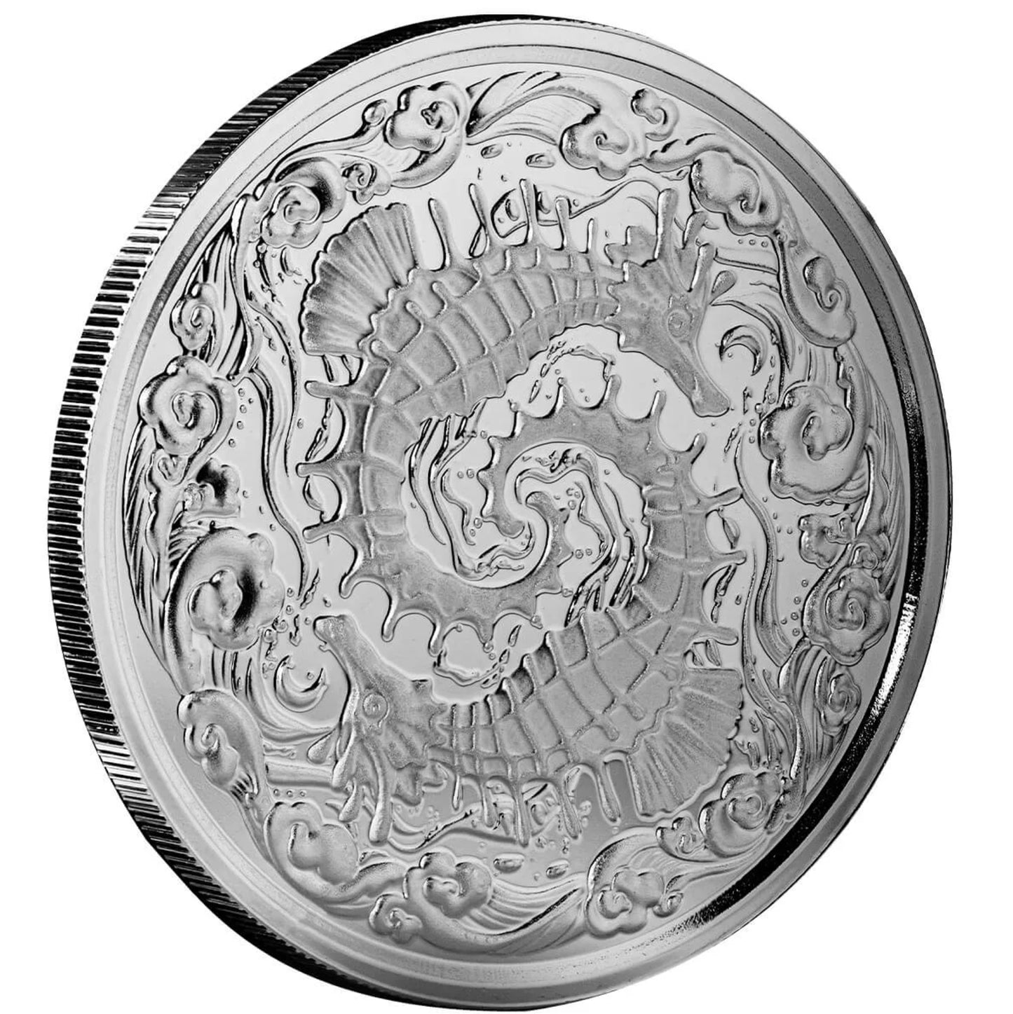 Samoa Seahorse Seepferdchen 1 oz Silbermünze 2024