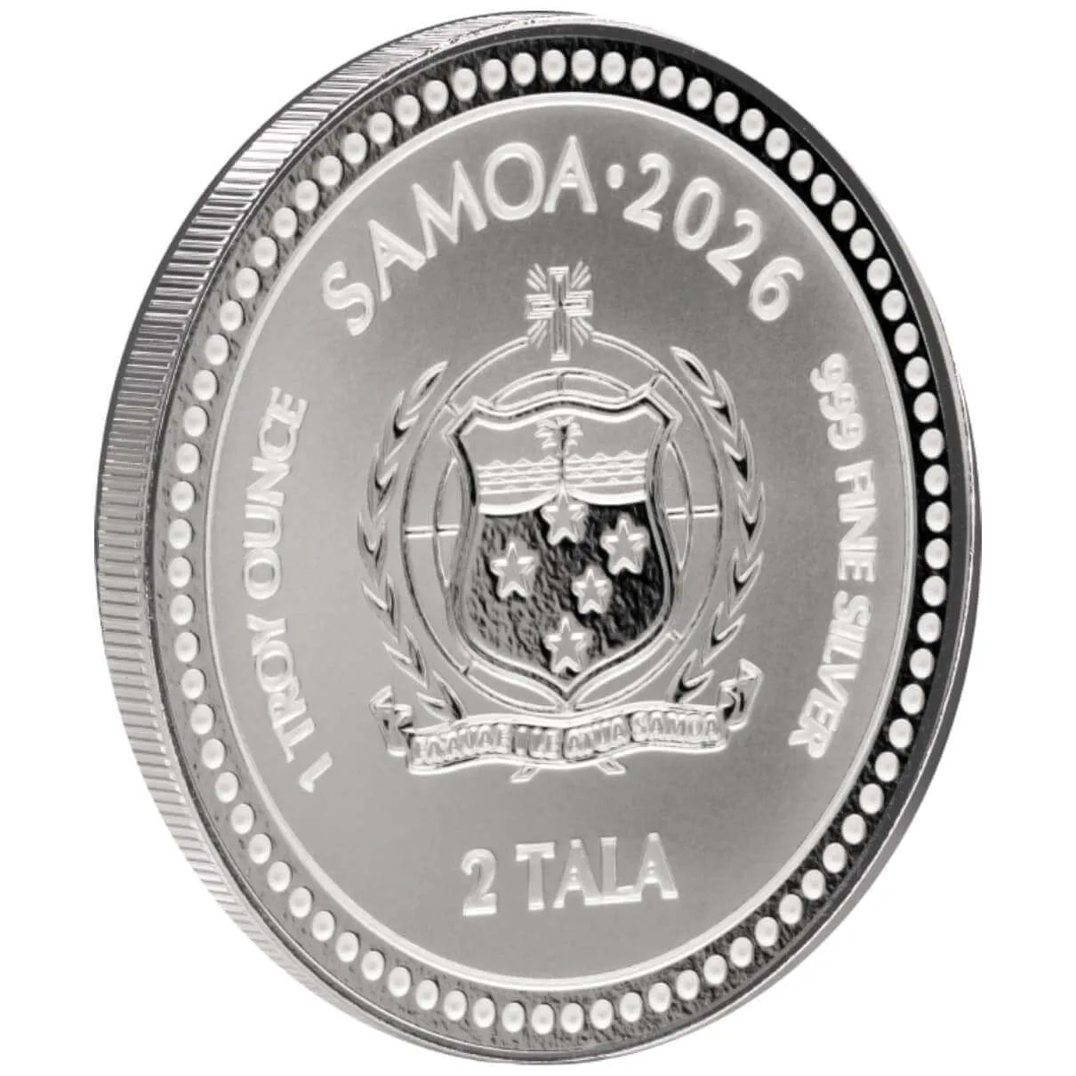 Samoa Seahorse Seepferdchen 2026 - 1 oz Silbermünze BU
