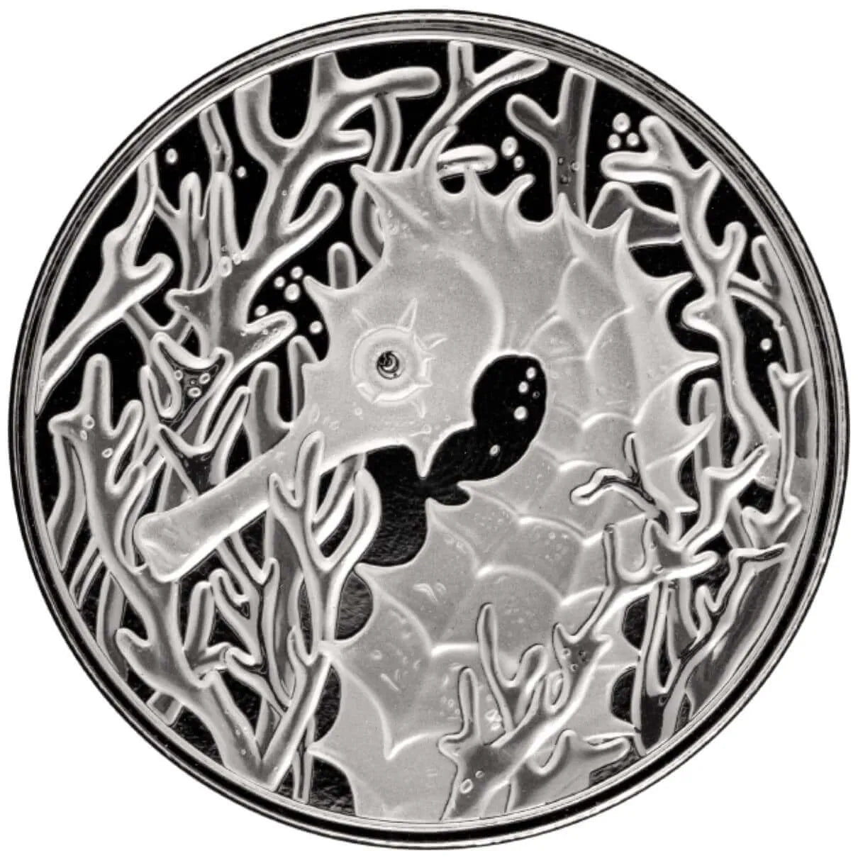 Samoa Seahorse Seepferdchen 2026 - 1 oz Silbermünze BU