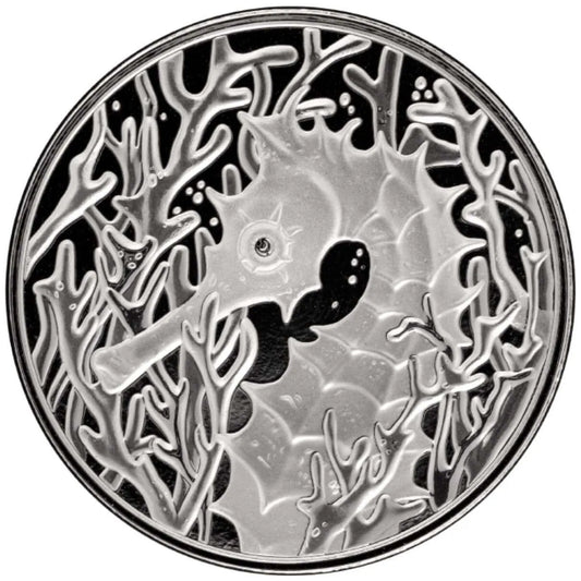 Samoa Seahorse Seepferdchen 2026 - 1 oz Silbermünze BU