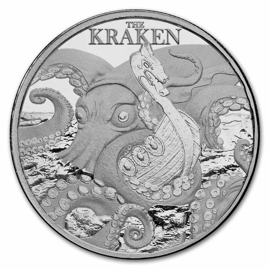 Mythical Creatures - (3.) The Kraken 2026 - 1 oz Silbermünze BU
