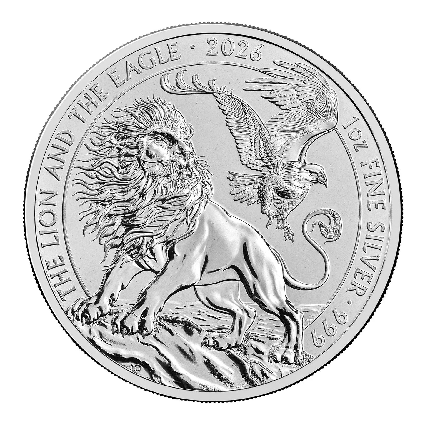 The Lion and the Eagle 2026 1 oz Silbermünze BU