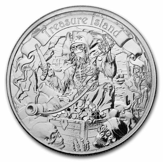 Treasure Island - Die Schatzinsel 2026 - 1 oz Silbermünze BU