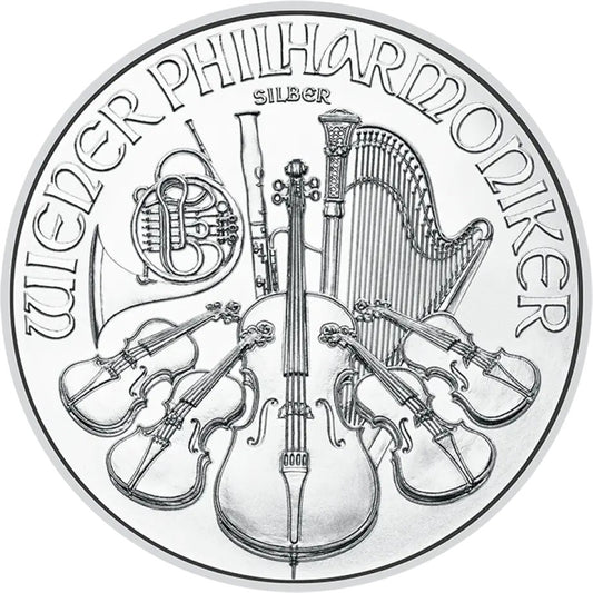 Wiener Philharmoniker 2026 1 oz Silbermünze BU