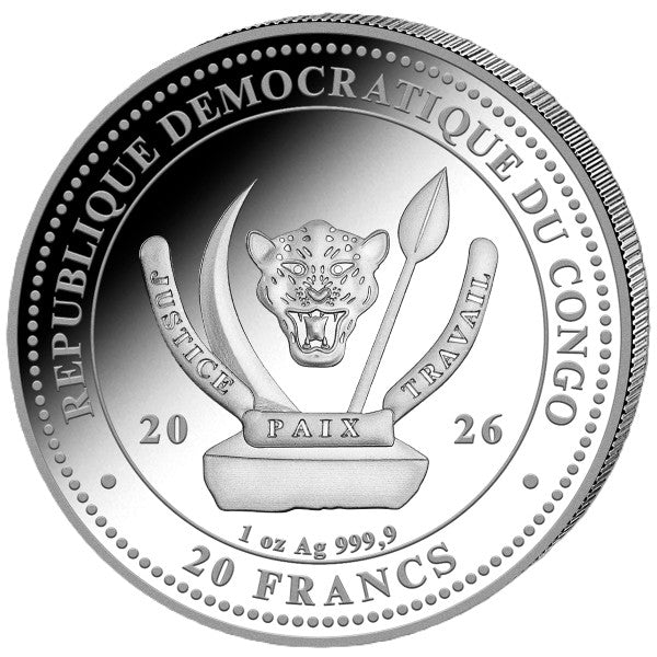 World's Wildlife - Shark Hai 2026 - 1 oz Silbermünze BU