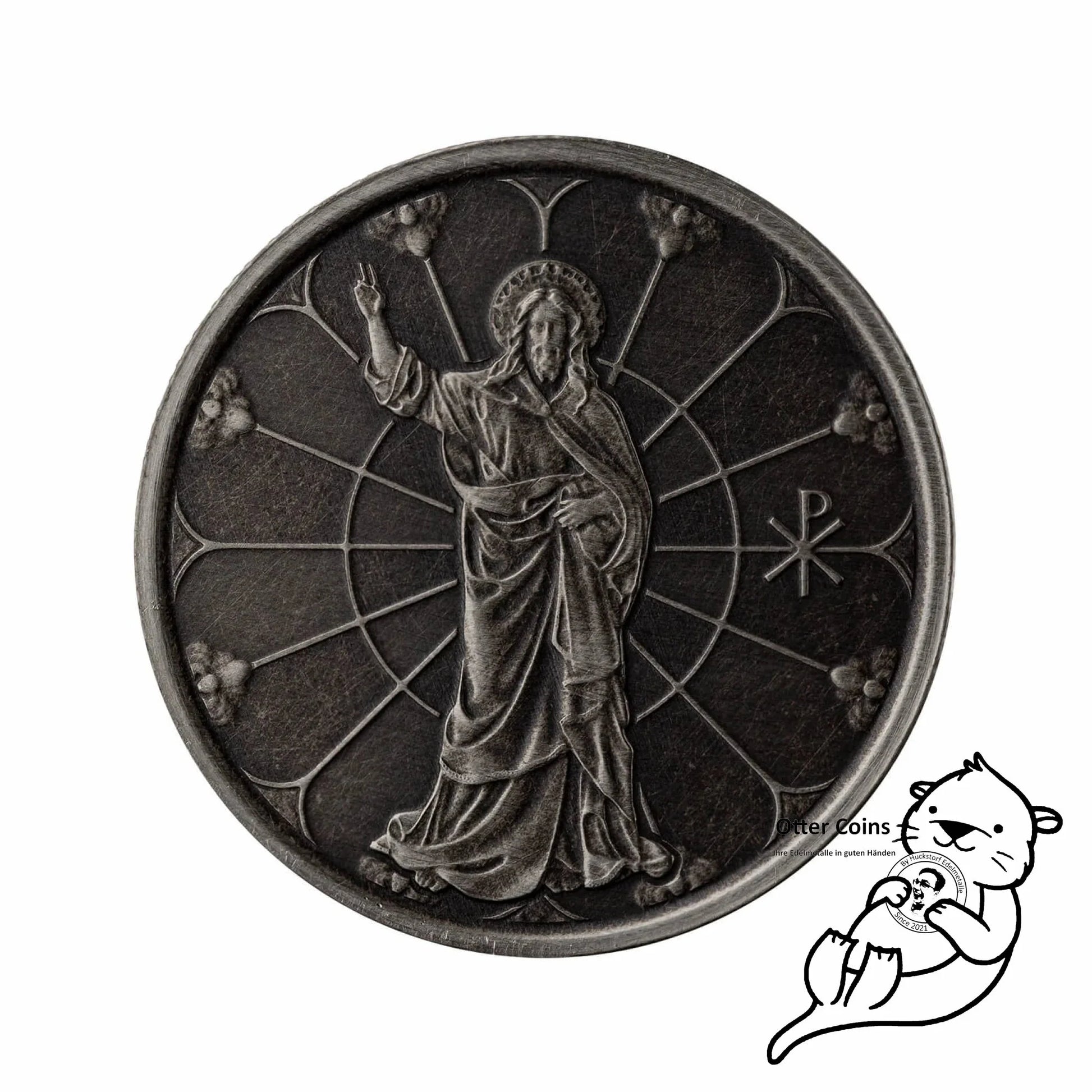 Light of Christ Antik 1/2 Oz Silbermünze 2022*