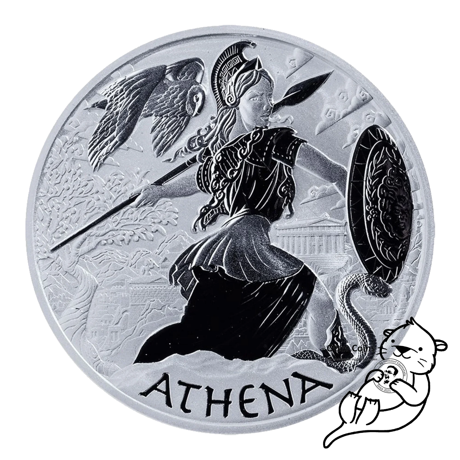 Gods of Olympus Athena Silbermünze 1 oz 2022*