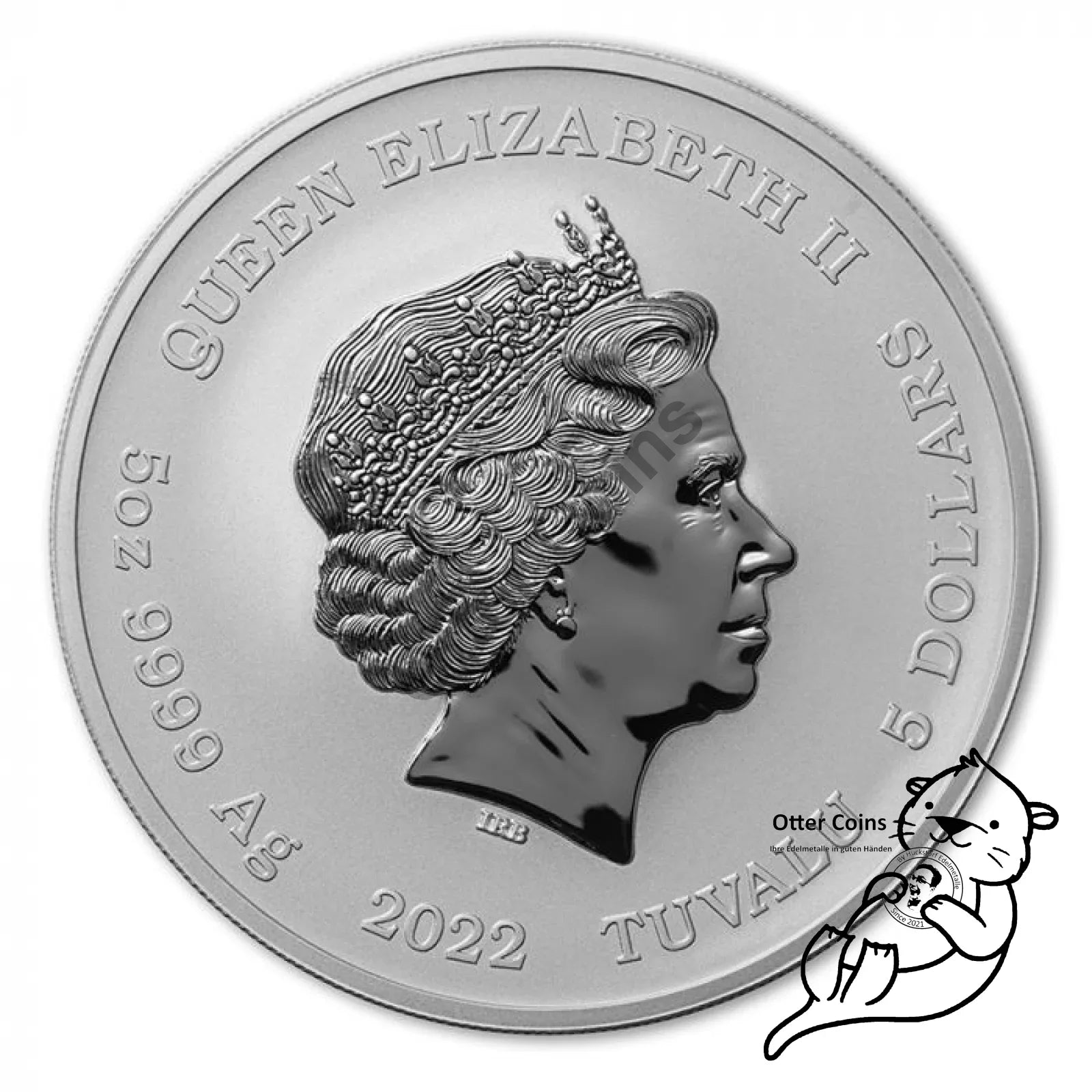 Gods of Olympus Aphrodite Silbermünze 5 oz 2022
