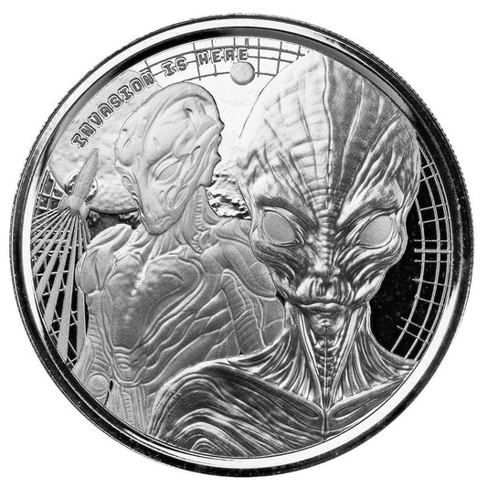 Ghana Alien Proof-Like - 2023 1 oz Silbermünze*