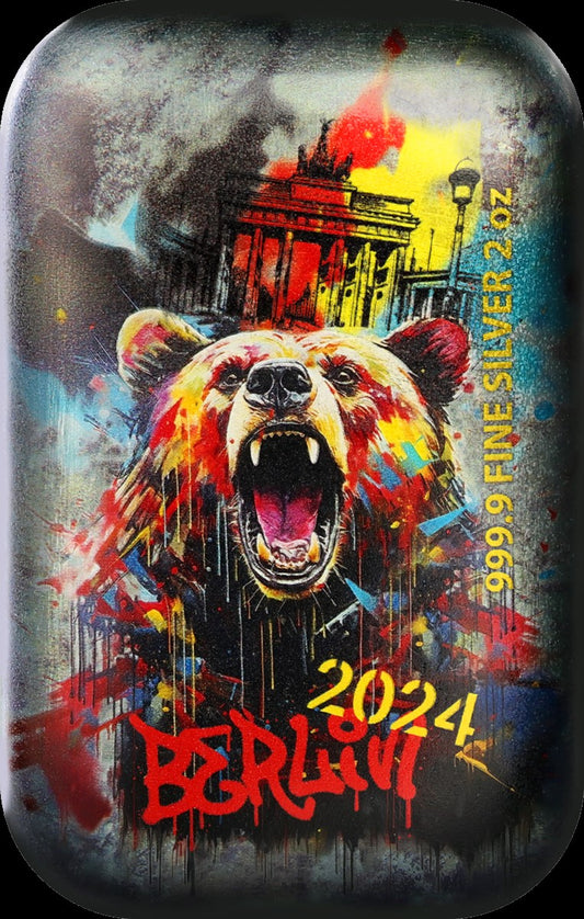 Germania Mint Bearlin WMF 2024 Edition 2oz Silberbarren ***