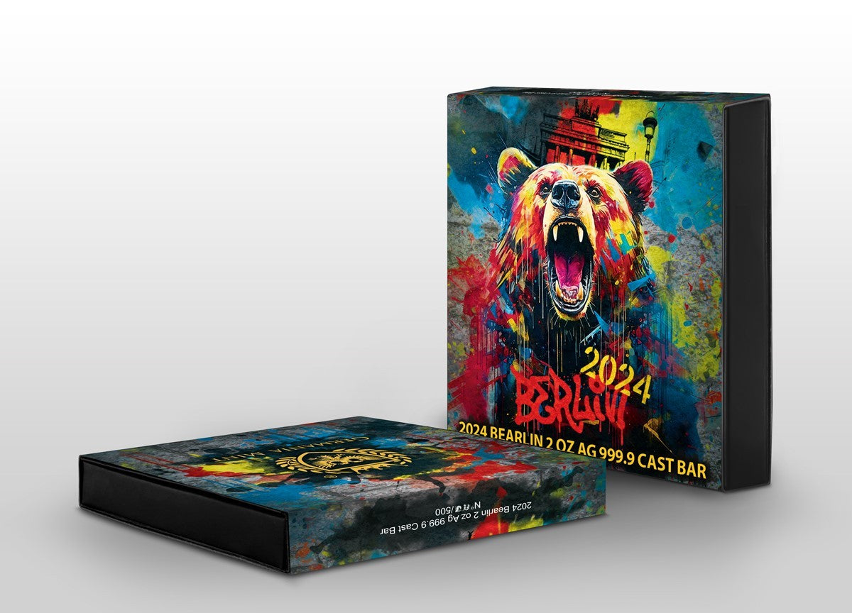 Germania Mint Bearlin WMF 2024 Edition 2oz Silberbarren ***