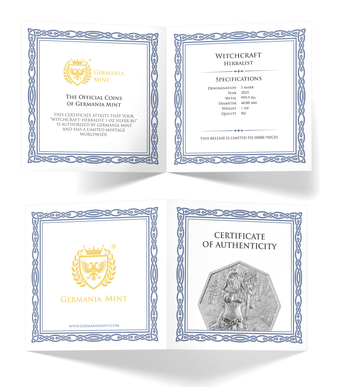 Germania Mint - Witchcraft - #2.Herbalist 2025 1 oz Silbermünze BU