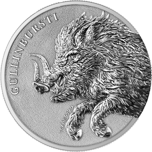 Germania Mint - Germania Beasts - Gullinbursti 2025 - 1 oz Silbermünze BU
