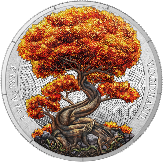Germania Mint - Mythical Forest - Yggdrasil #Autumn - 2025 1 oz Silbermünze BU***