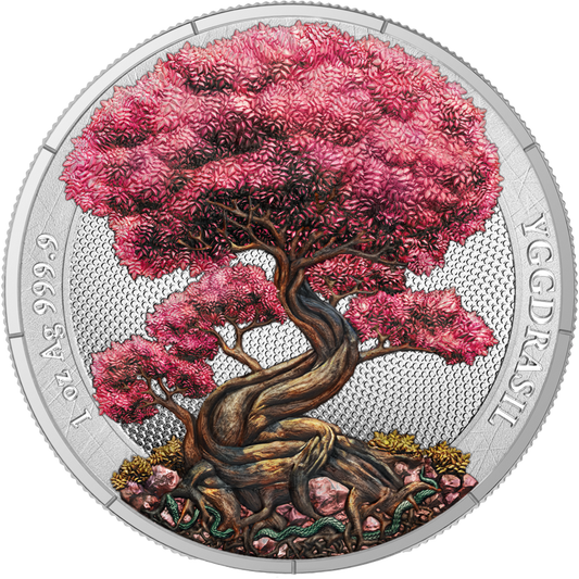 Germania Mint - Mythical Forest - Yggdrasil #Spring - 2025 1 oz Silbermünze BU***