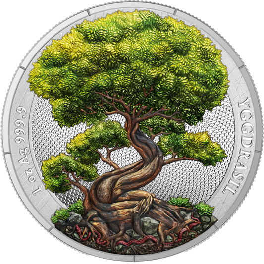 Germania Mint - Mythical Forest - Yggdrasil #Summer - 2025 1 oz Silbermünze BU***