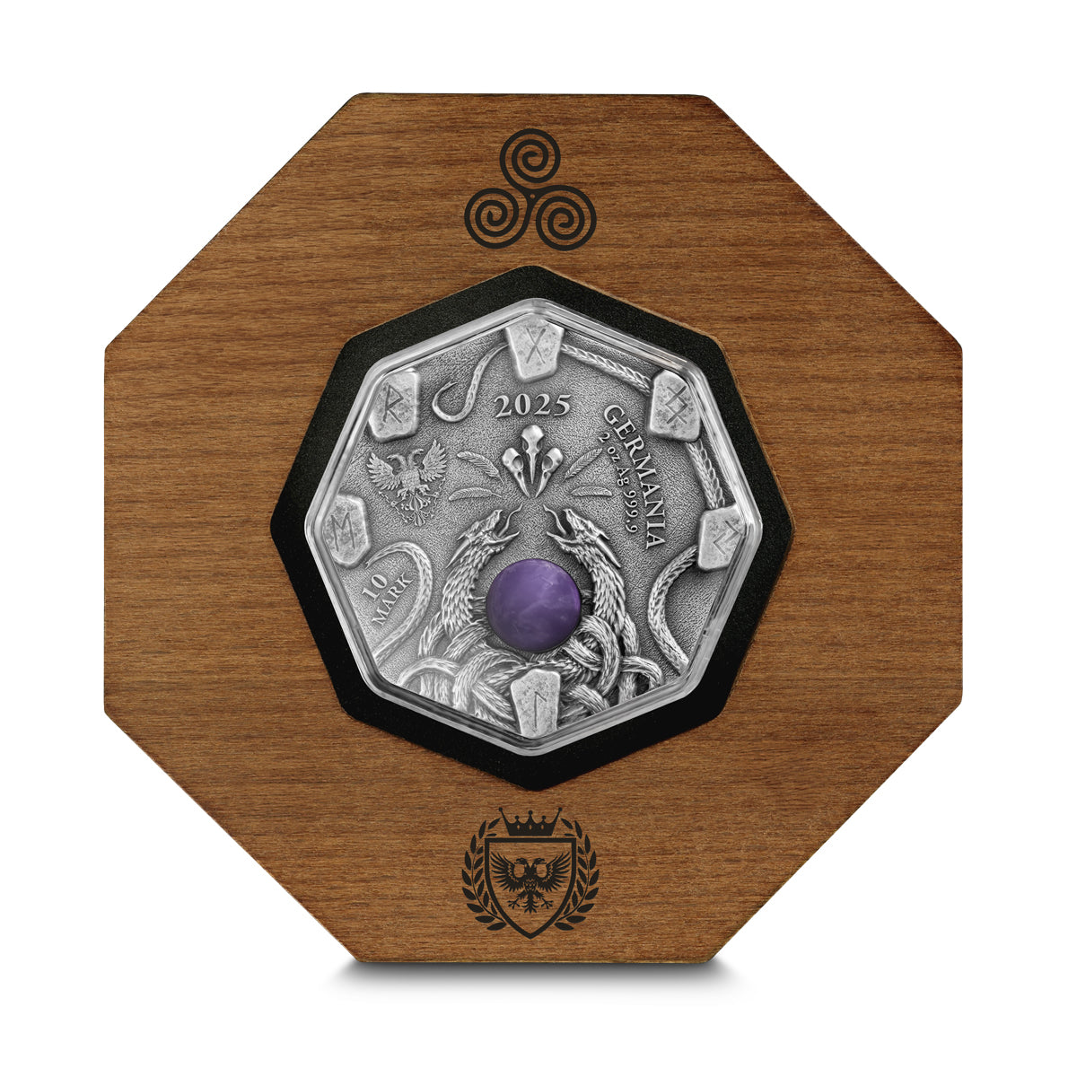 Germania Mint - Witchcraft - #2.Herbalist 2025 2 oz Silbermünze AF UHR UV Effekt***