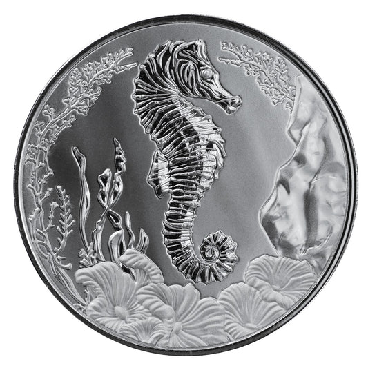 Samoa Seahorse Seepferdchen 2025 - 1 oz Silbermünze BU
