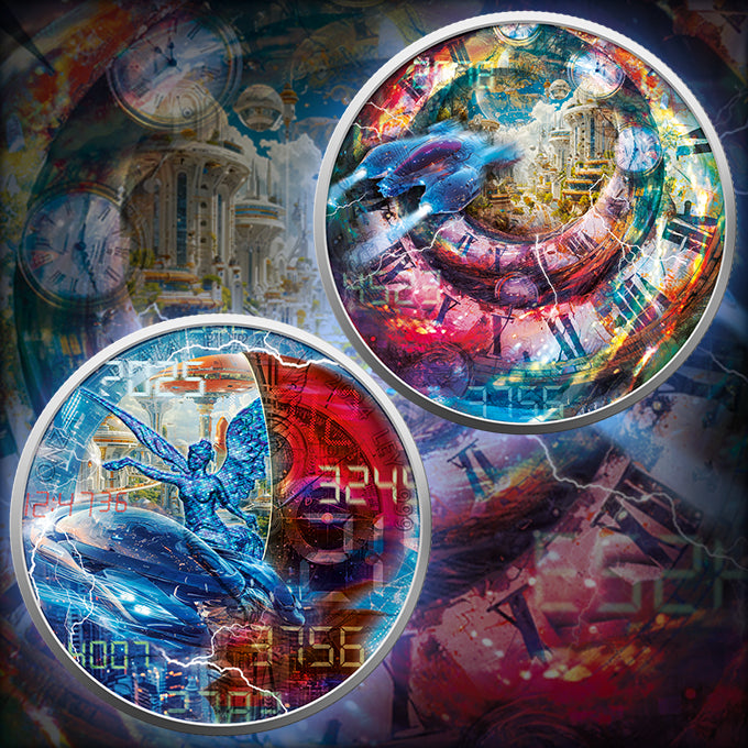 Mexico Libertad 2024 - Time Travel Zeitreise - Future Zukunft - 1 oz Silbermünze***