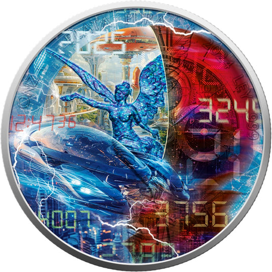 Mexico Libertad 2024 - Time Travel Zeitreise - Future Zukunft - 1 oz Silbermünze***