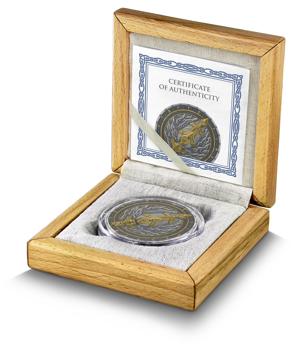 Germania Mint - Artefacts -  #3 Gungnir 2026 - 2 oz Silbermünze UHR