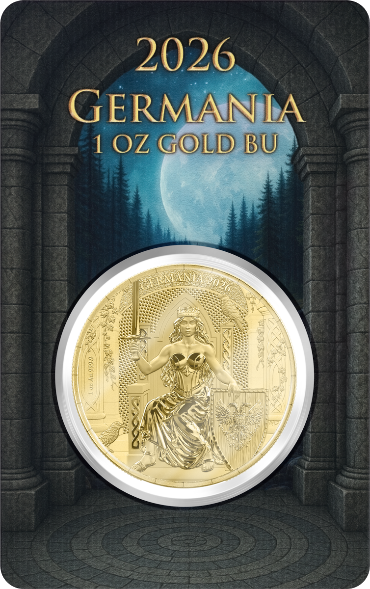 Germania Mint - Germania 2026 - 1 oz Goldmünze BU Safepack**