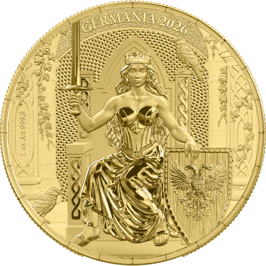 Germania Mint - Germania 2026 - 1 oz Goldmünze BU Safepack**