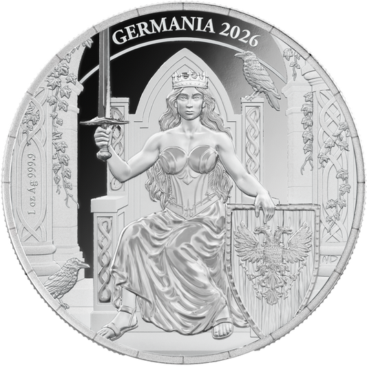Germania Mint - Germania 2026 - 1 oz Silbermünze Proof PP