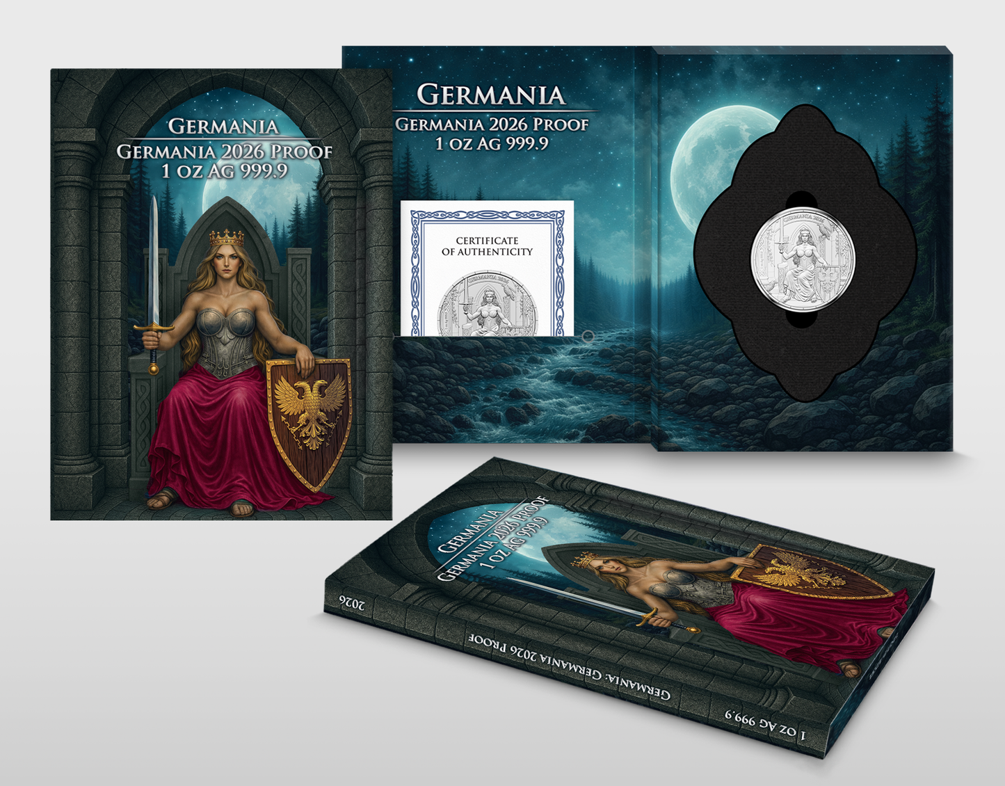 Germania Mint - Germania 2026 - 1 oz Silbermünze Proof PP