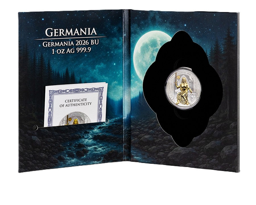 Germania Mint - WMF Berlin Edition 2026 - 1 oz Silbermünze Vergoldet
