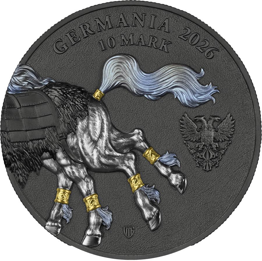 Germania Mint - Germania Beasts - Sleipnir 2026 - 2 oz Silbermünze Ultra Double High Relief
