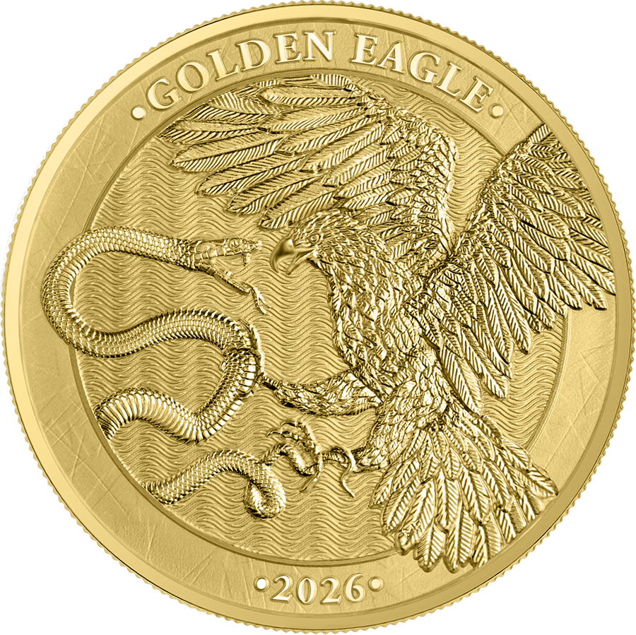 Germania Mint - Malta Golden Eagle 2026 - 1 oz  Goldmünze BU im Safepack**