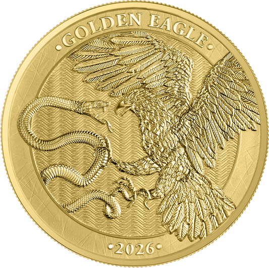 Germania Mint - Malta Golden Eagle 2026 - 1 oz  Goldmünze BU im Safepack**