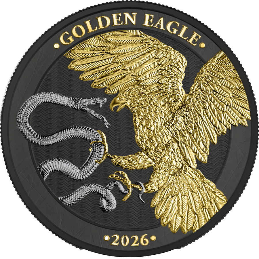 Germania Mint - Malta Golden Eagle 2026 - 1 oz Silbermünze BU Limited Edition
