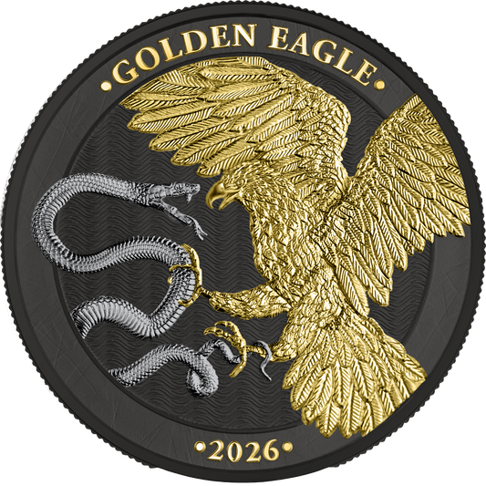 Germania Mint - Malta Golden Eagle 2026 - 1 oz Silbermünze BU Limited Edition