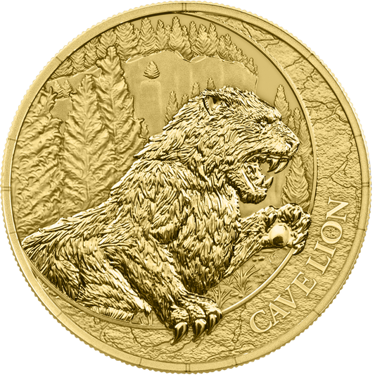 Germania Mint - Megafauna - Cave Lion - 2026 - 1 oz Goldmünze BU Safepack**