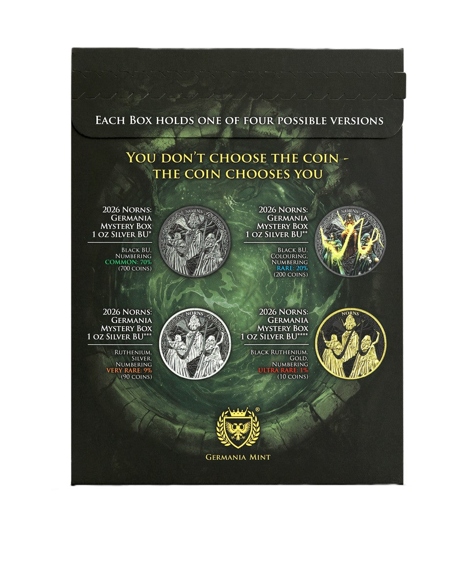 Germania Mint - Norns Mystery Box 2026 - 1 oz Silbermünze