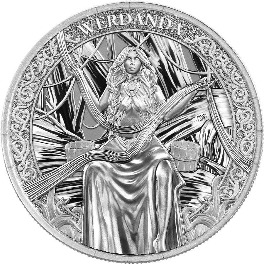 Germania Mint - Norns 2026 - Werdanda - 1 oz Silbermünze BU