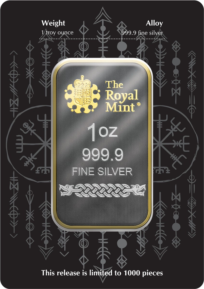 Norse Gods – Loki - Spezial Edition - 1 oz Silberbarren The Royal Mint Germania Mint