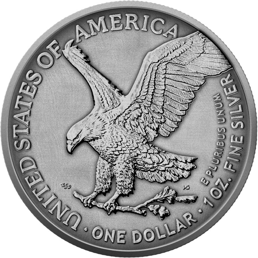 American Eagle 2026 - Independence Future - 1 oz Silbermünze Farbe AF