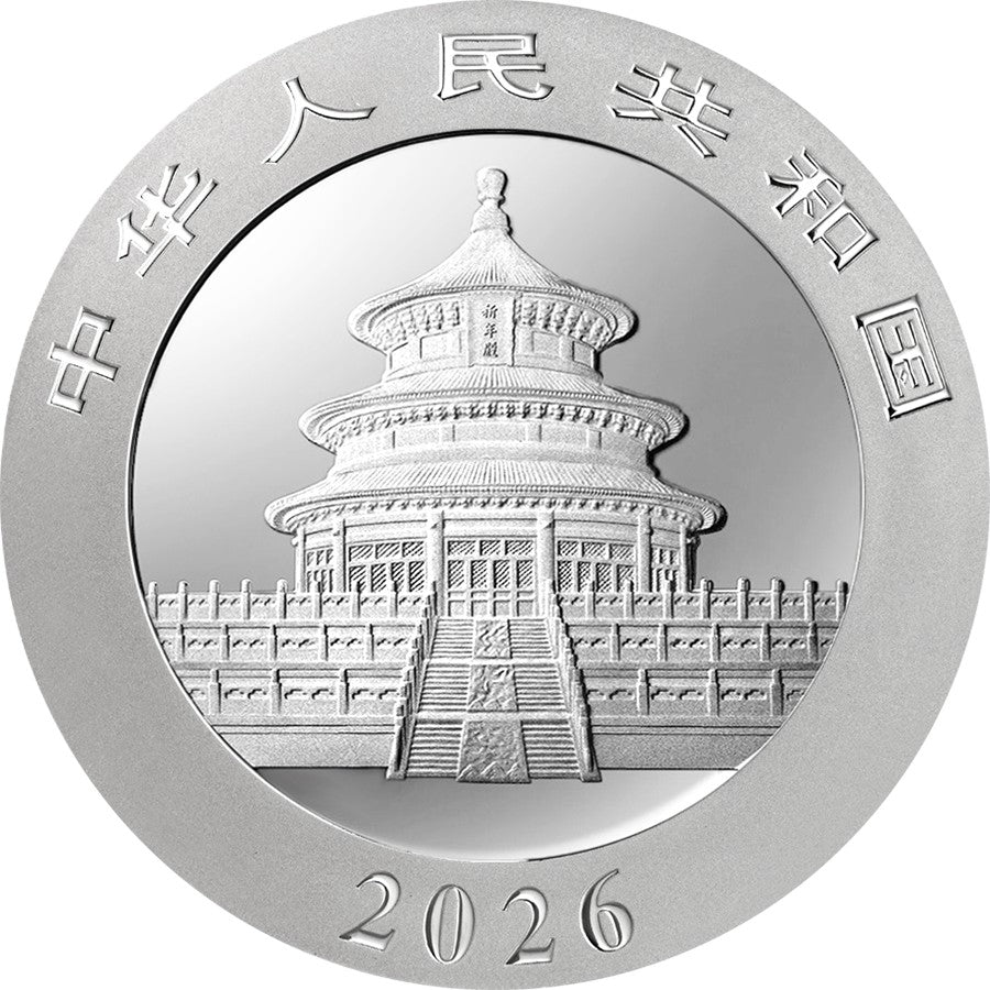 China Panda 2026 - 4 Jahreszeiten - Summer - 30 Gramm Silbermünze Farbe