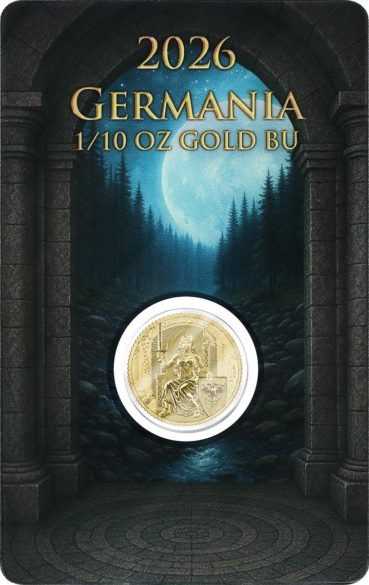 Germania Mint - Germania 2026 - 1/10 oz Goldmünze BU Safepack**
