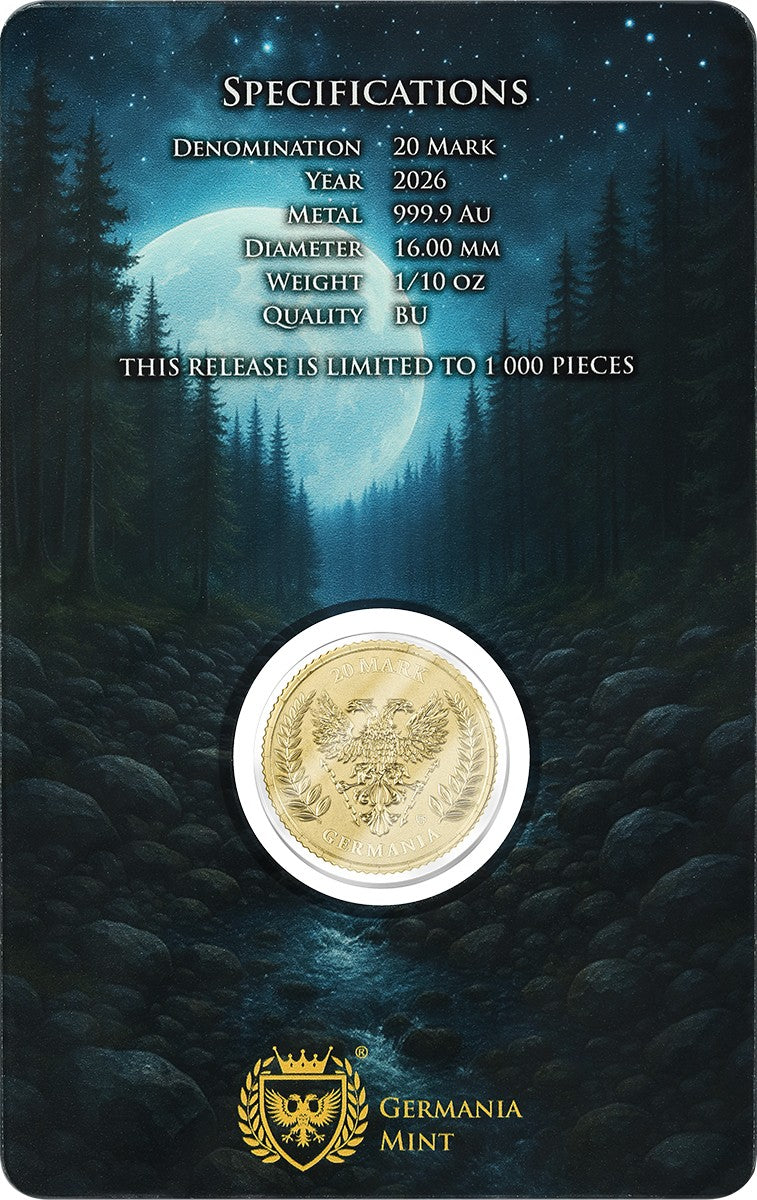 Germania Mint - Germania 2026 - 1/10 oz Goldmünze BU Safepack**