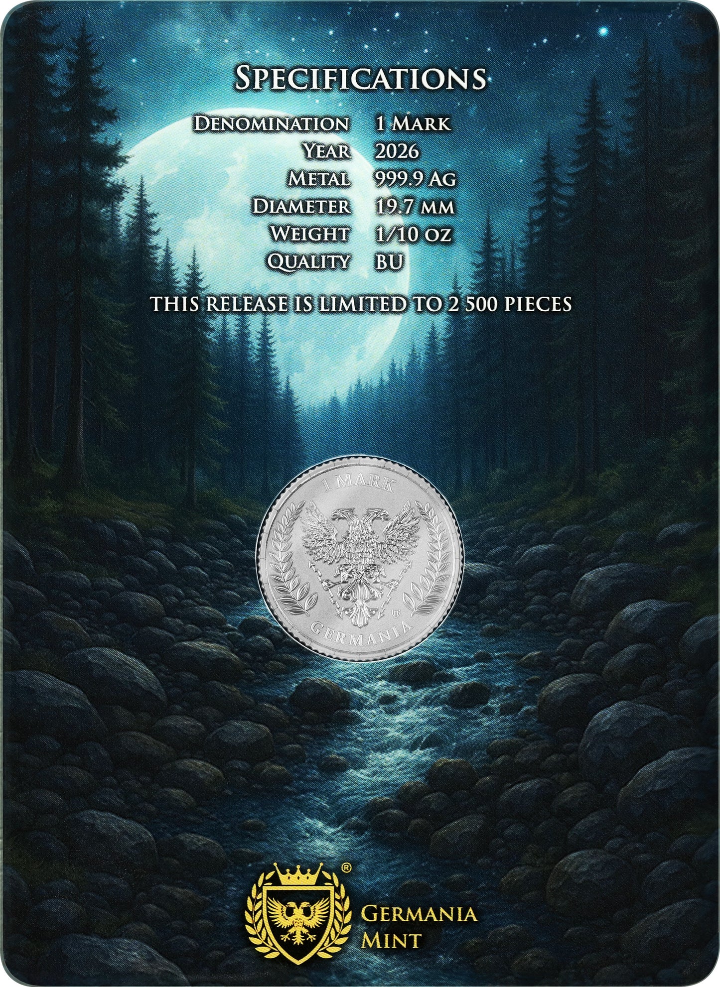 Germania Mint - Germania 2026 - 1/10 oz Silbermünze BU