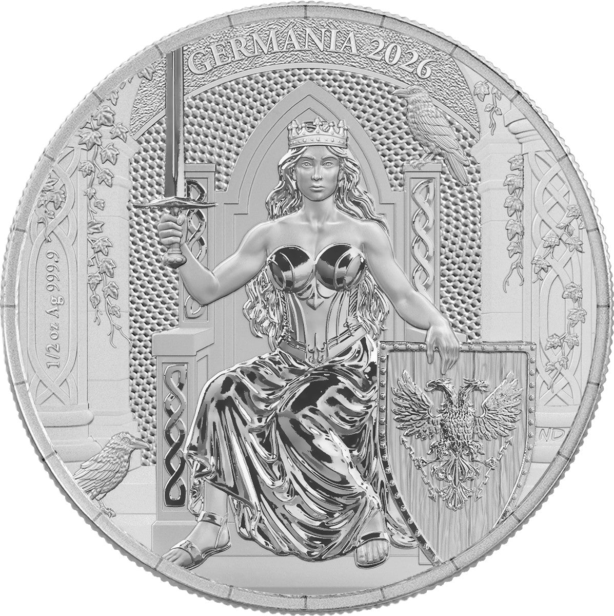 Germania Mint - Germania 2026 - 1/2 oz Silbermünze BU