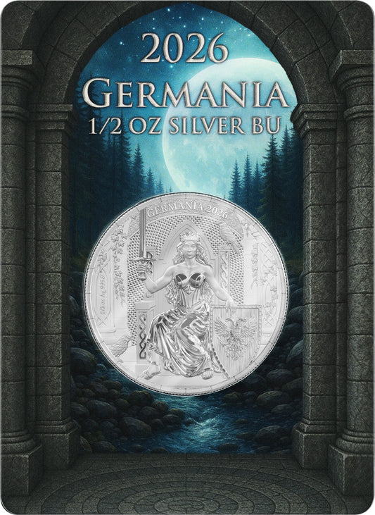 Germania Mint - Germania 2026 - 1/2 oz Silbermünze BU