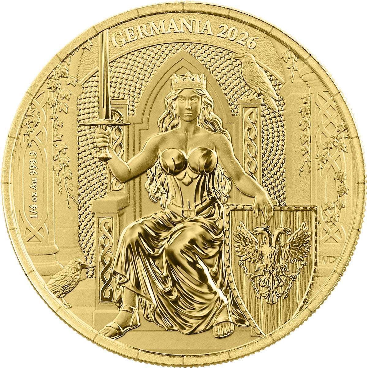 Germania Mint - Germania 2026 - 1/4 oz Goldmünze BU Safepack**