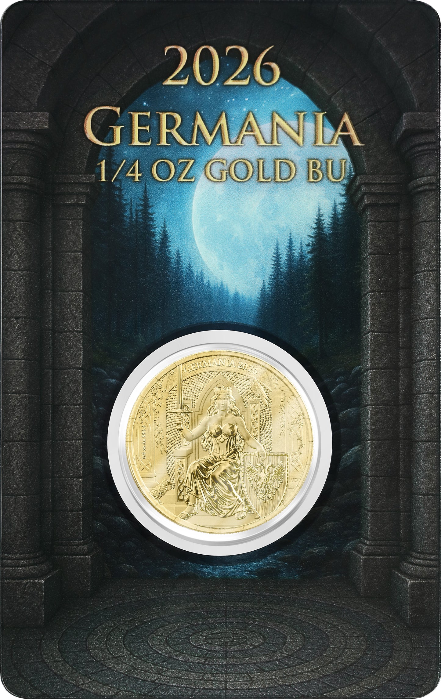Germania Mint - Germania 2026 - 1/4 oz Goldmünze BU Safepack**